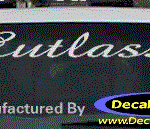 DC09552 Oldsmobile Cutlass Decal