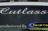 DC09552 Oldsmobile Cutlass Decal 