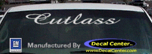 DC09552 Oldsmobile Cutlass Decal