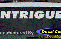 DC09554 Oldsmobile Intrigue Decal 