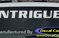 DC09555 Oldsmobile Intrigue Decal 