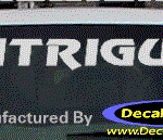 DC09557 Oldsmobile Intrigue Decal