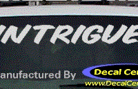 DC09558 Oldsmobile Intrigue Decal 