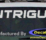 DC09560 Oldsmobile Intrigue Decal