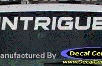 DC09560 Oldsmobile Intrigue Decal 