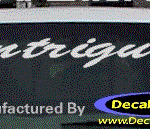 DC09562 Oldsmobile Intrigue Decal