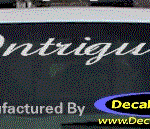DC09563 Oldsmobile Intrigue Decal
