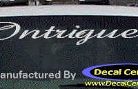 DC09563 Oldsmobile Intrigue Decal 