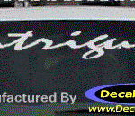 DC09564 Oldsmobile Intrigue Decal