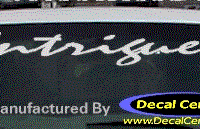 DC09564 Oldsmobile Intrigue Decal 