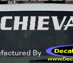 DC09566 Oldsmobile Achieva Decal