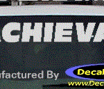 DC09567 Oldsmobile Achieva Decal