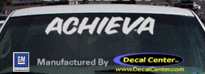 DC09569 Oldsmobile Achieva Decal