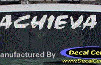 DC09570 Oldsmobile Achieva Decal 