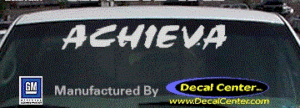 DC09570 Oldsmobile Achieva Decal