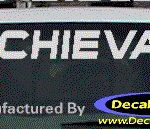 DC09571 Oldsmobile Achieva Decal