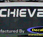 DC09572 Oldsmobile Achieva Decal