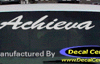 DC09573 Oldsmobile Achieva Decal 