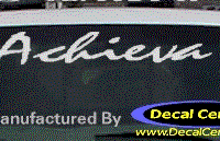 DC09575 Oldsmobile Achieva Decal 
