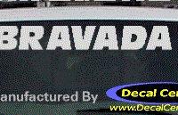 DC09578 Oldsmobile Bravada Decal 