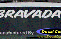 DC09580 Oldsmobile Bravada Decal 