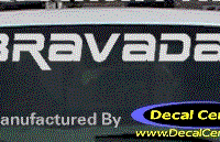 DC09583 Oldsmobile Bravada Decal 