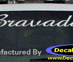 DC09585 Oldsmobile Bravada Decal