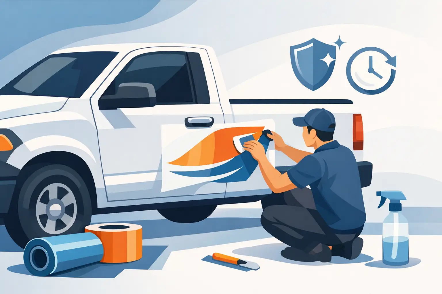 How to Make Truck Door Lettering That Lasts