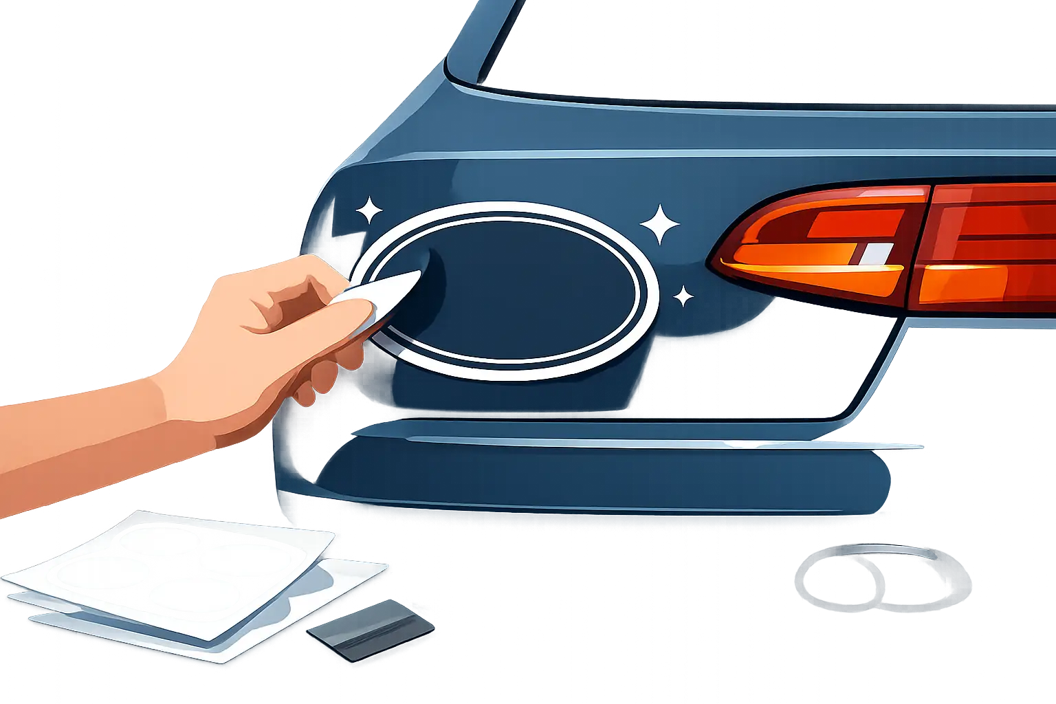 Custom Oval Stickers for Cars That Last