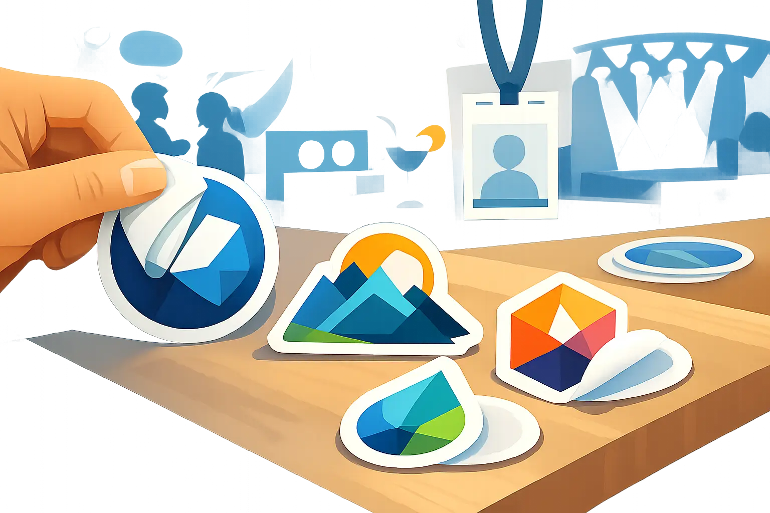 Event Stickers With Logo That Get Noticed