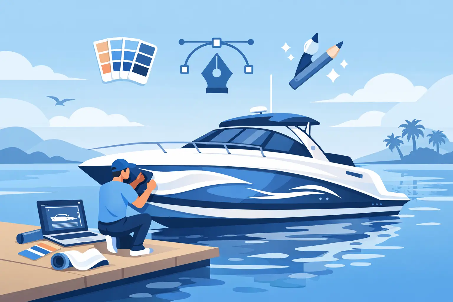 How to Design Custom Boat Lettering