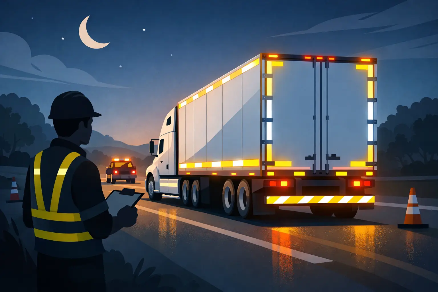 Reflective Truck Decals That Work Hard