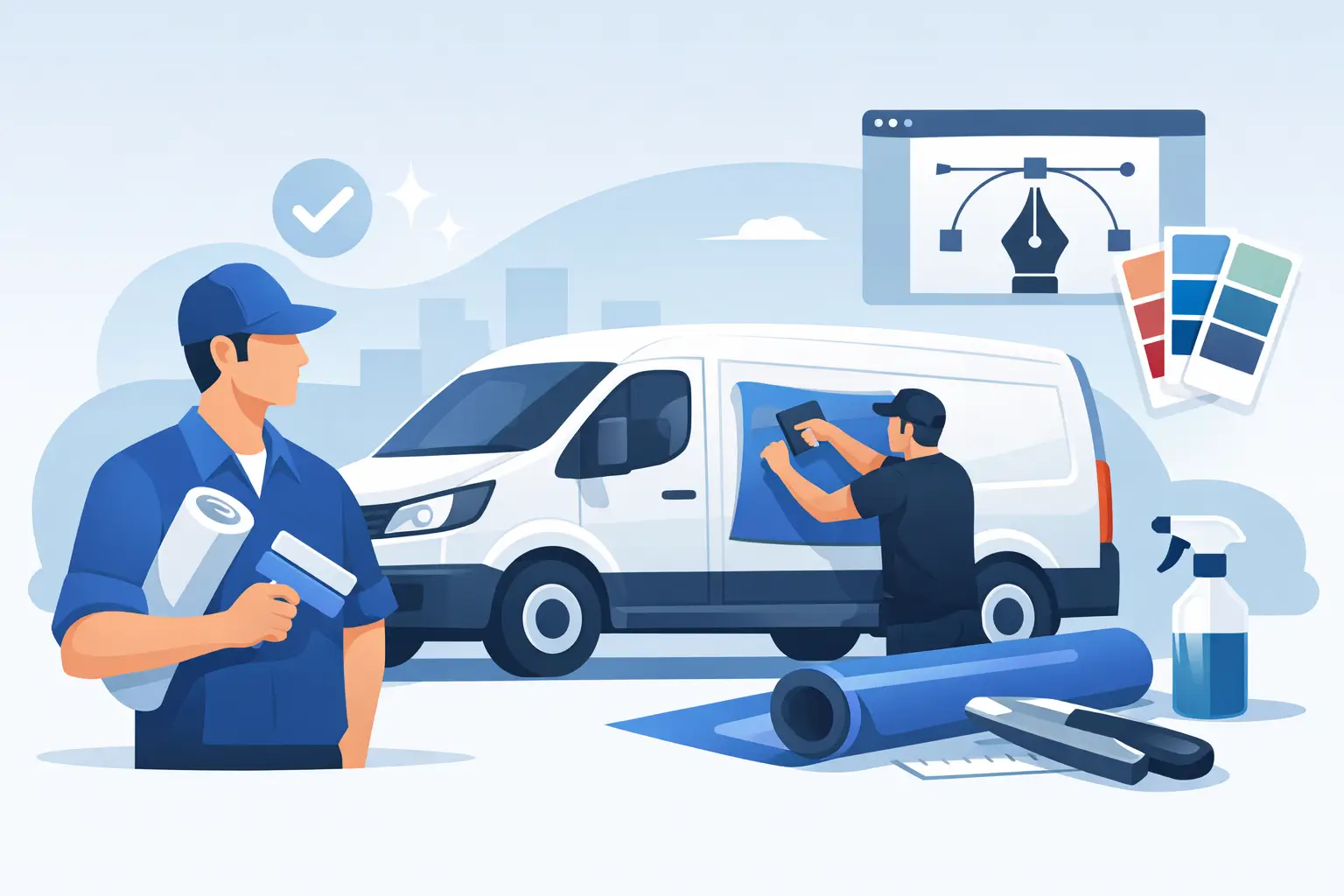 Custom Vehicle Lettering Guide for Clean Results