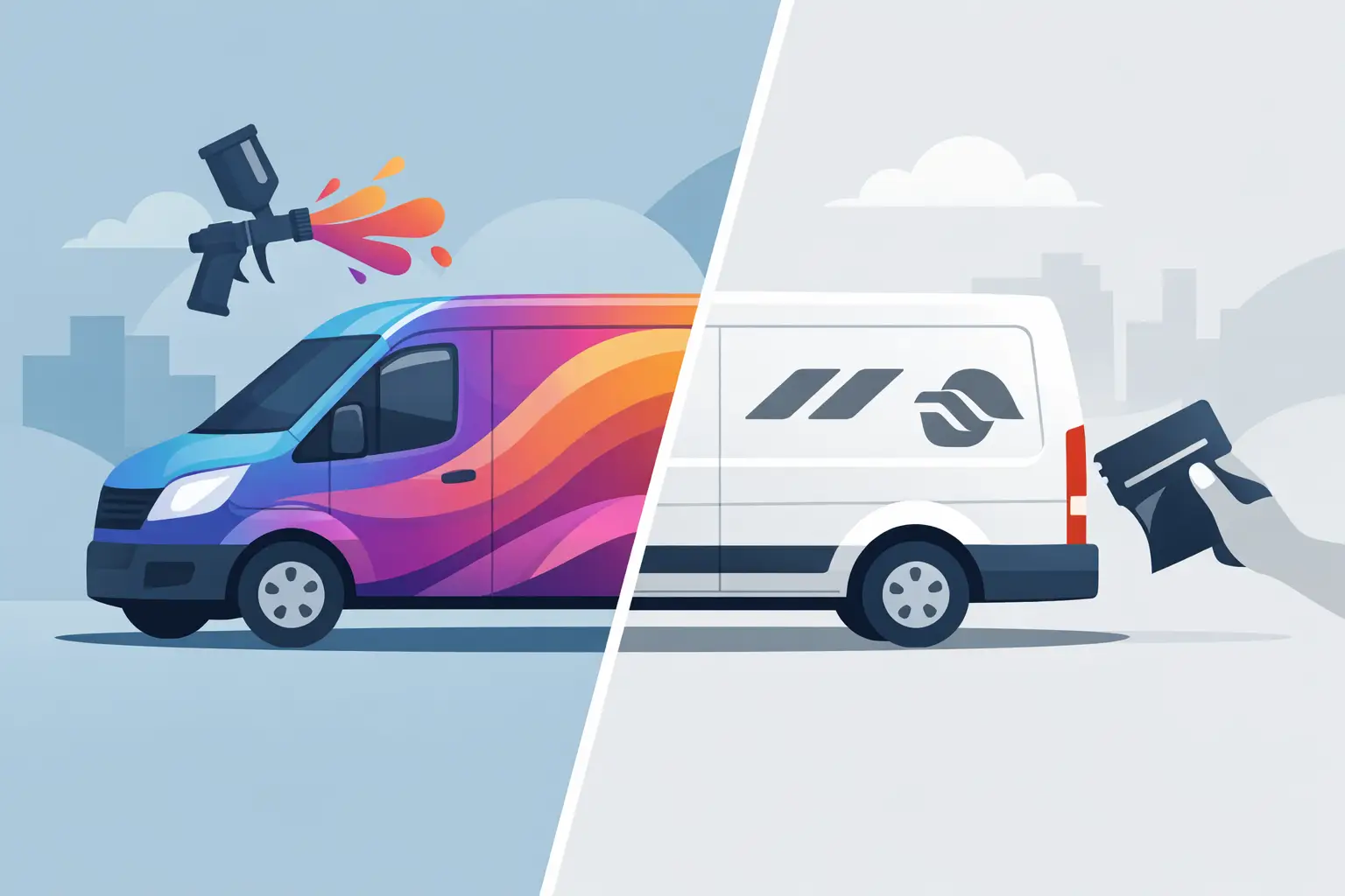 Vehicle Wrap Versus Cut Lettering