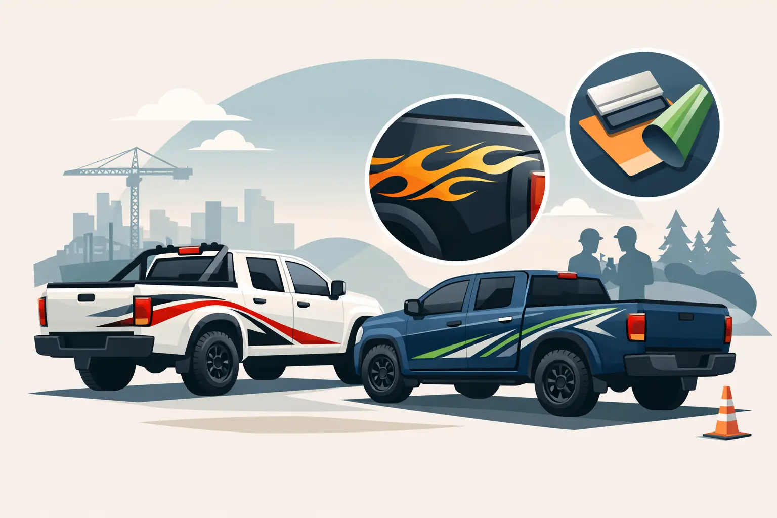 Best Custom Truck Decals for Work and Style