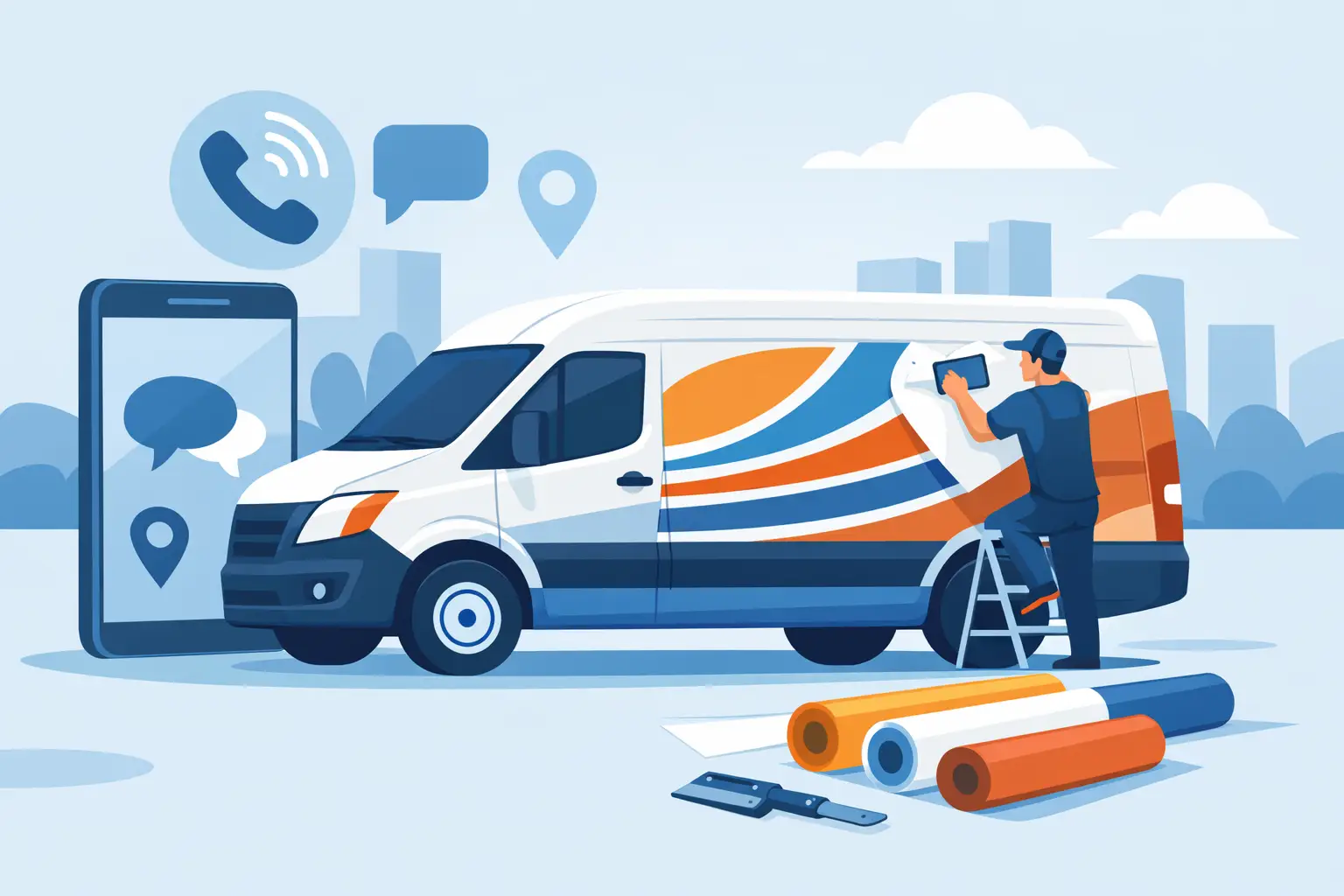 Contractor Vehicle Branding Decals That Get Calls