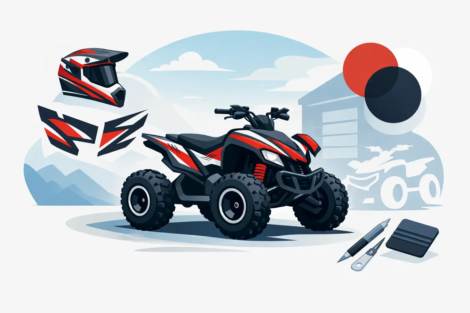 Custom ATV Graphics Kits That Fit Your Ride