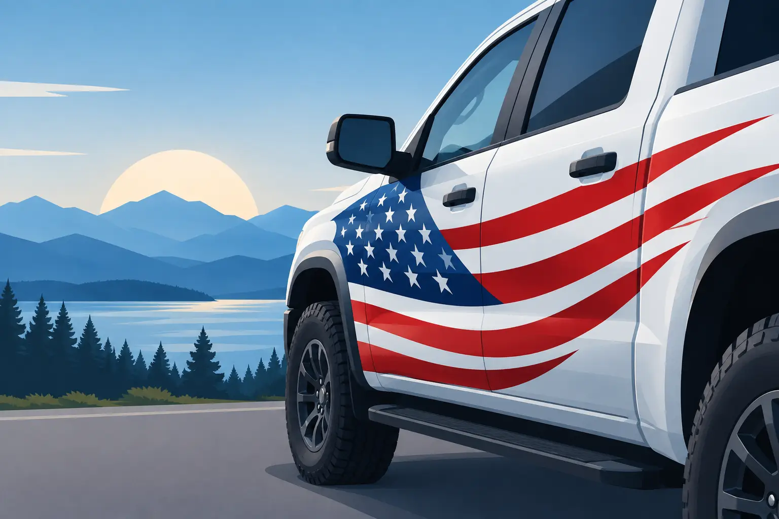 Patriotic Vehicle Decals That Look Built to Last