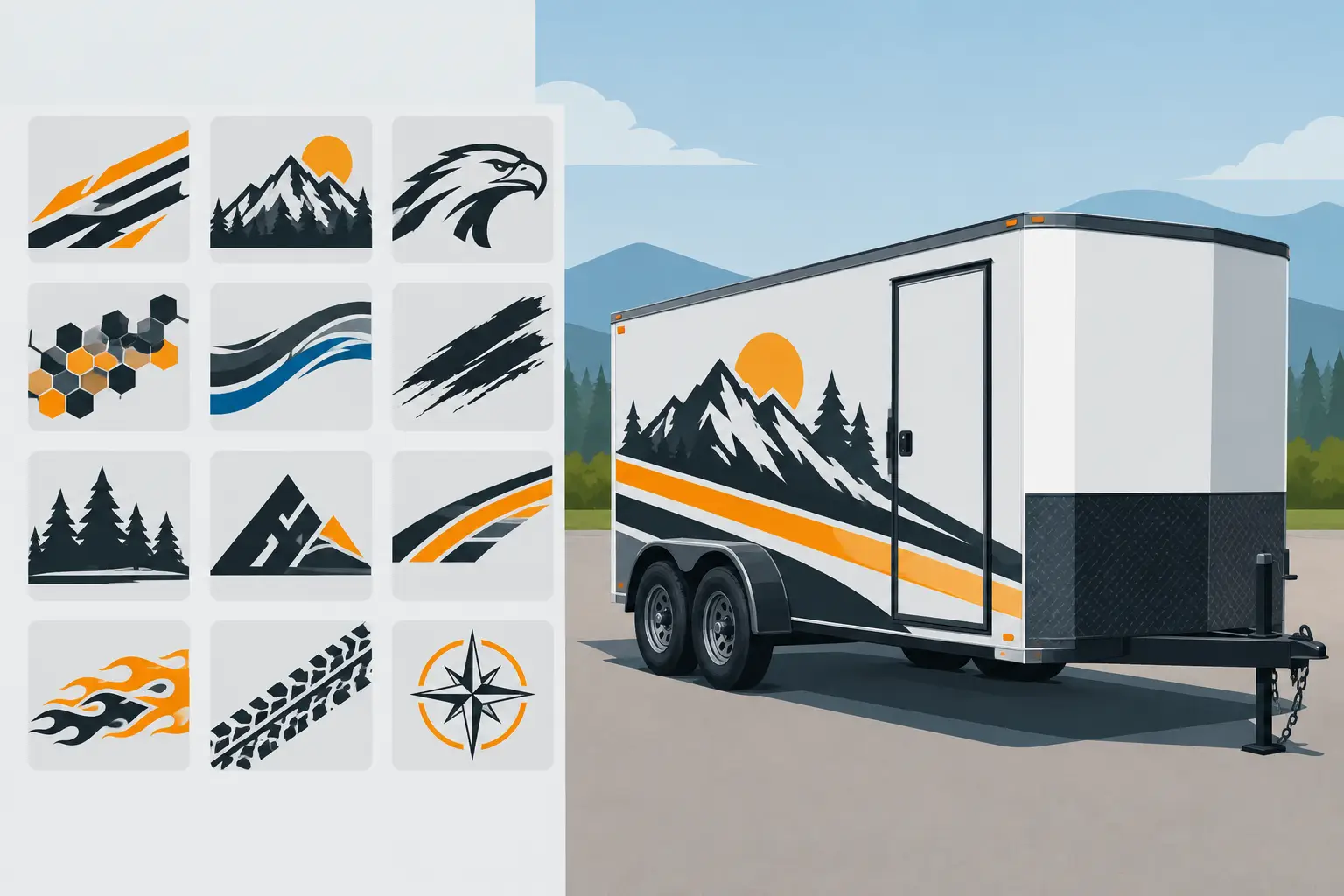 12 Trailer Decal Ideas That Look Built for Work