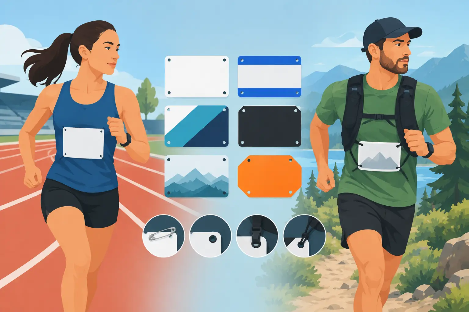 Best Race Number Styles for Track and Trail