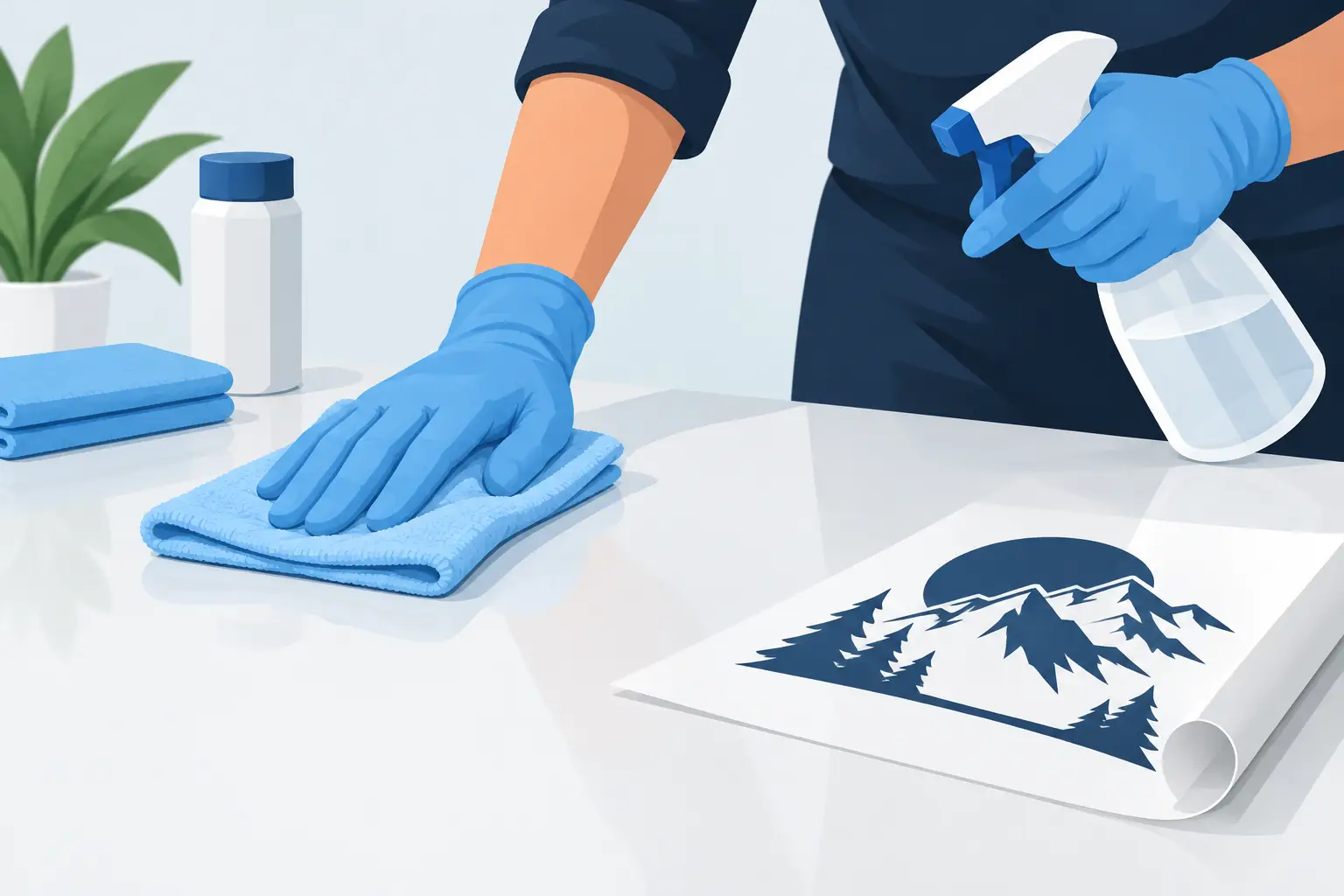 How to Clean a Surface Before Decal Application
